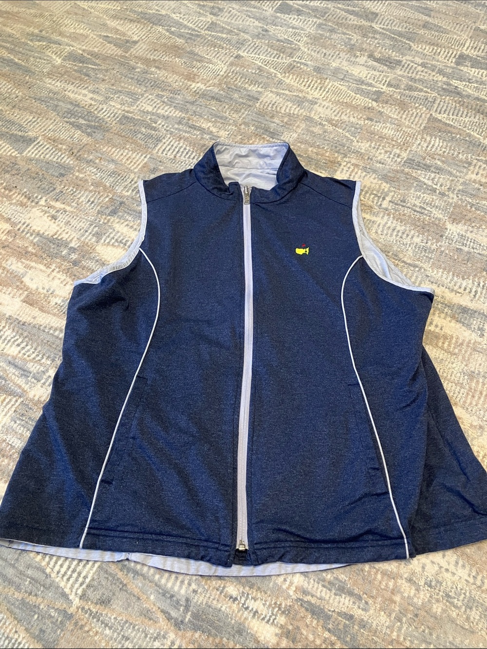 Magnolia Lane Tech Masters Logo Full Zip Reversible Vest